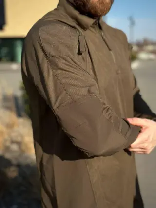 Military Tactical UBACS Shirt Olive Elastane Premium