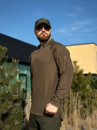 Military Tactical UBACS Shirt Olive Elastane Premium