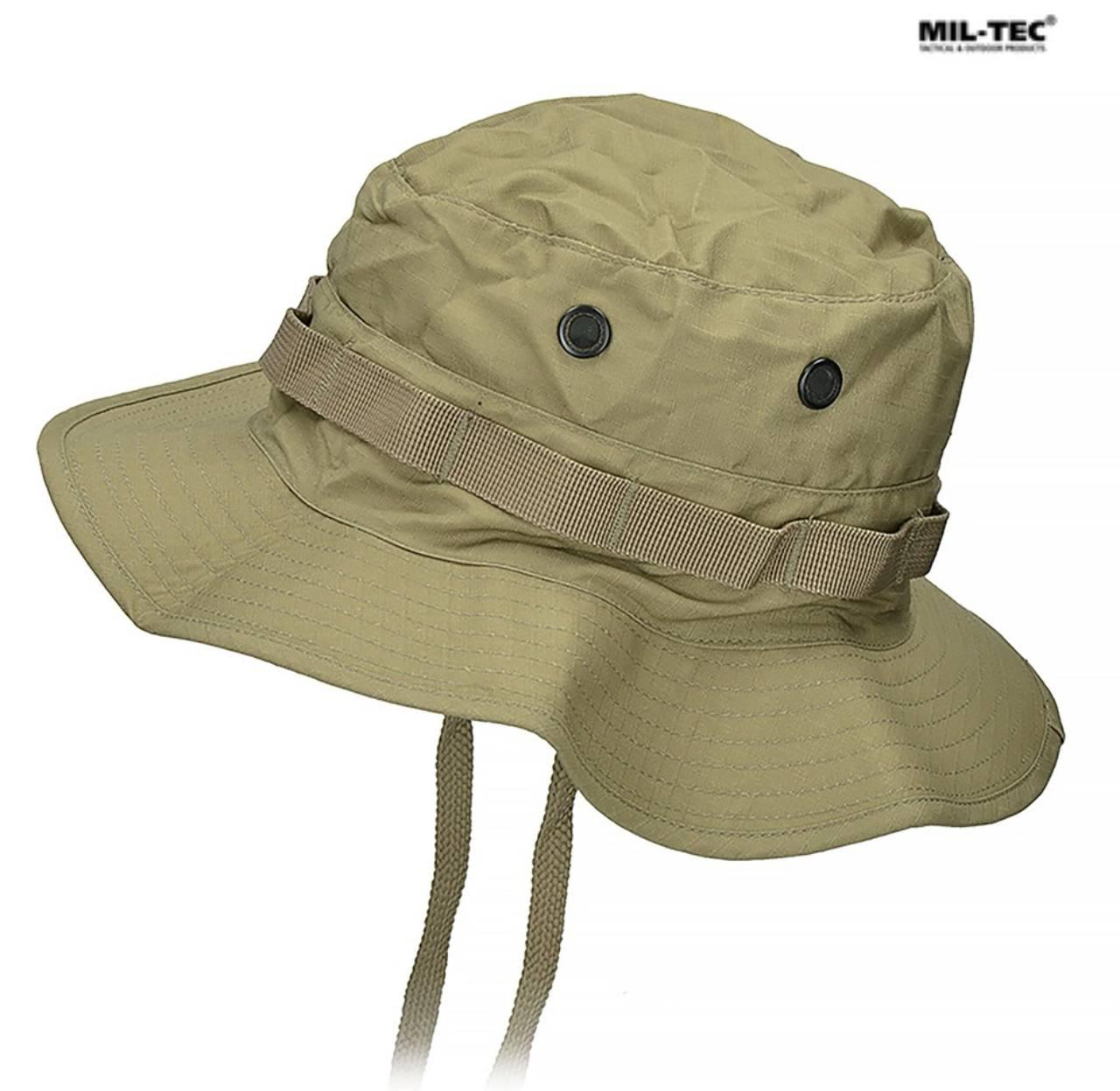 Панама з захистом шиї MIL-TEC British Boonie Ріп-Стоп Койот