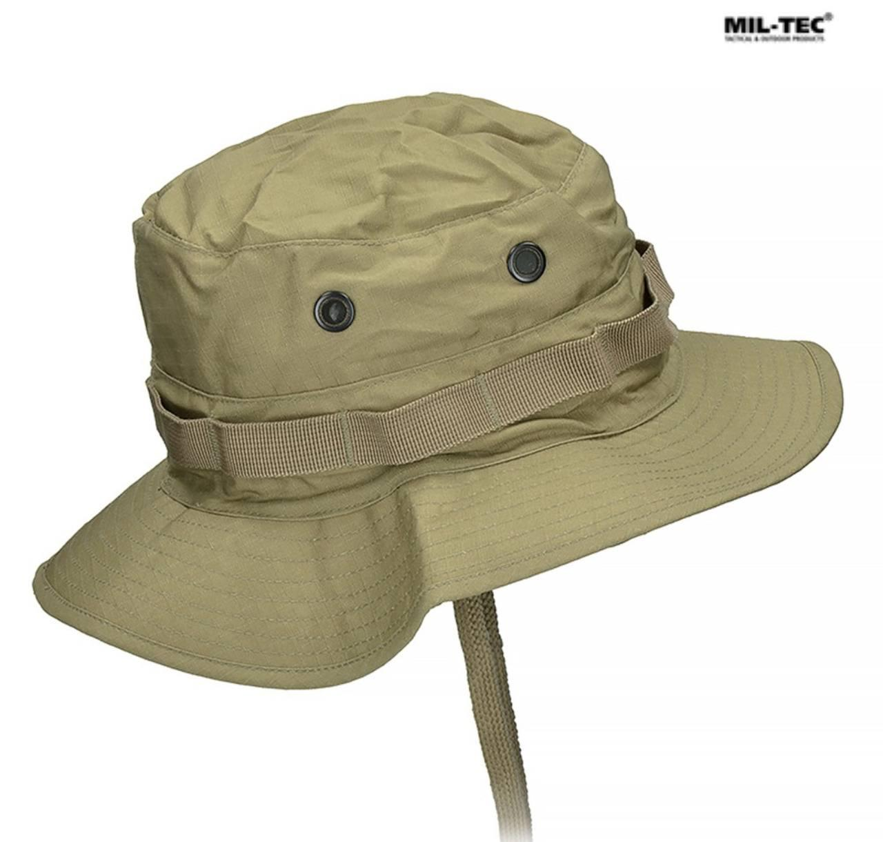 Панама з захистом шиї MIL-TEC British Boonie Ріп-Стоп Койот