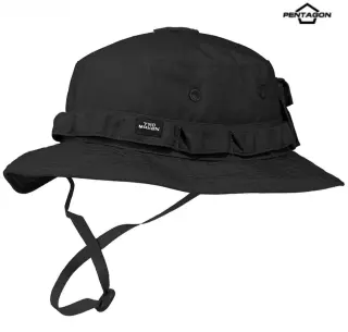 Tactical Boonie Hat Pentagon Jungle Hat, Black