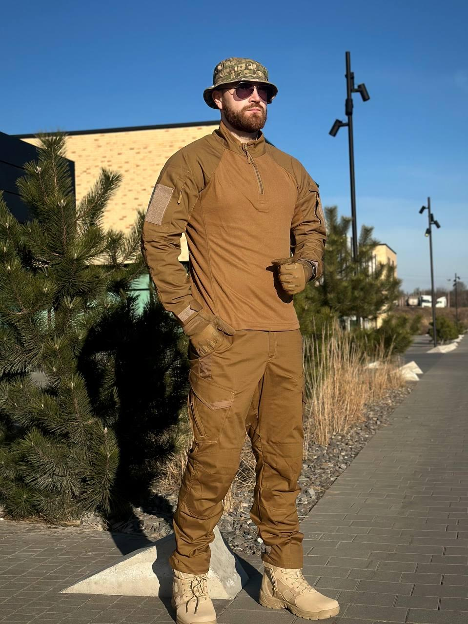 Військовий Комплект Coyote Kayman Убакс Cool-Pass та Штани Kayman Coyote