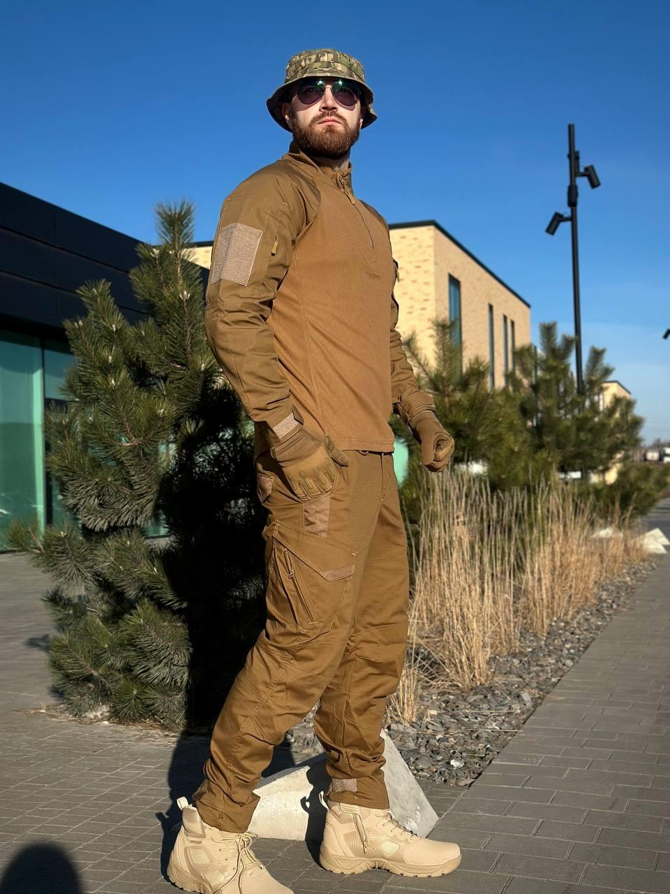 Військовий Комплект Coyote Kayman Убакс Cool-Pass та Штани Kayman Coyote