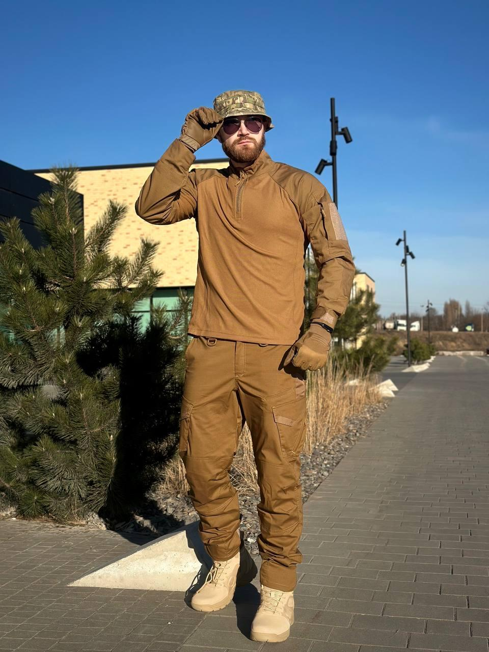 Військовий Комплект Coyote Kayman Убакс Cool-Pass та Штани Kayman Coyote