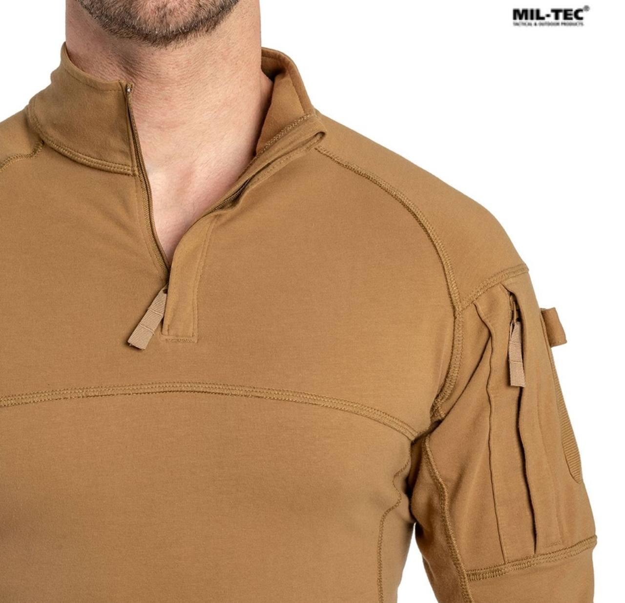 Сорочка Mil-Tec Combat Shirt Assault Field - Dark Coyote