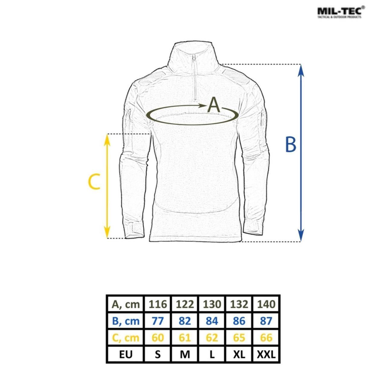 Сорочка бойова MIL-TEC Combat Shirt Chimera Olive