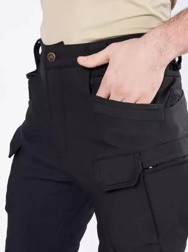 Штани утеплені на флісі Софт Шел Soft Shell чорні
