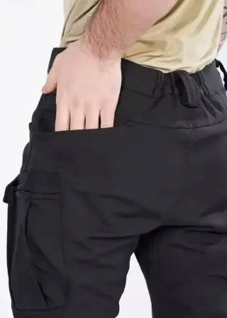 Штани утеплені на флісі Софт Шел Soft Shell чорні
