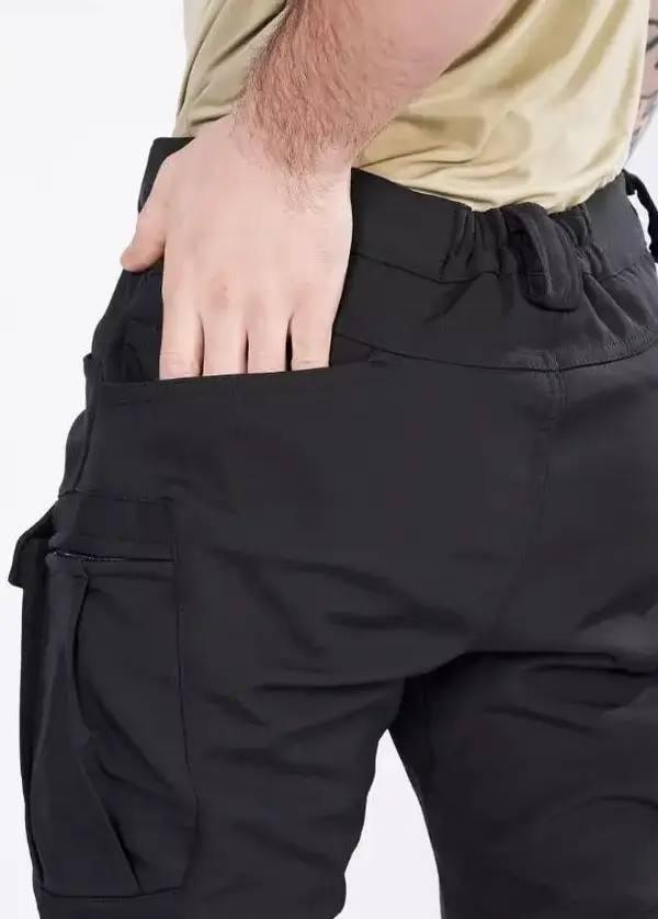 Штани утеплені на флісі Софт Шел Soft Shell чорні