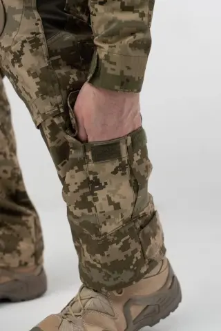 Військовий комплект піксель 2 в 1 Убакс + Штани з Наколінниками G3 mm14 Military