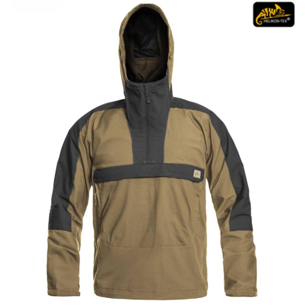 Куртка анорак Helikon-Tex Woodsman Dura Canvas Койот/Сірий