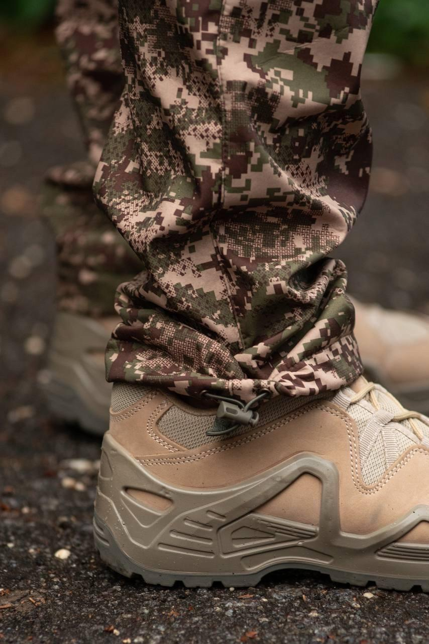 Утеплені Військові штани Soft Shell Military хижак