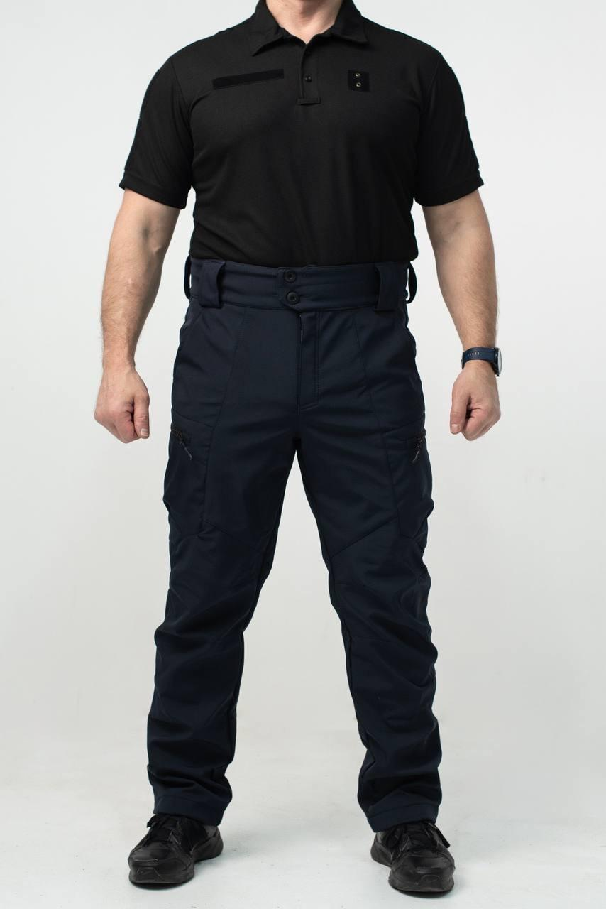 Утеплені Військові штани Soft Shell Military сині