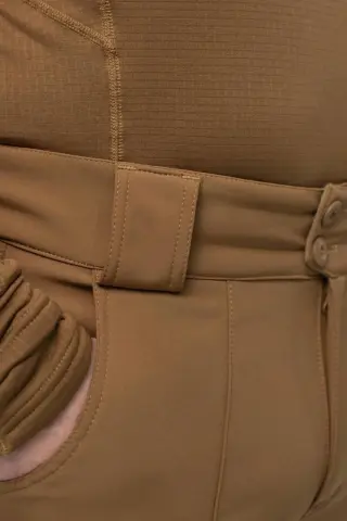 Утеплені Військові штани Soft Shell Military койот