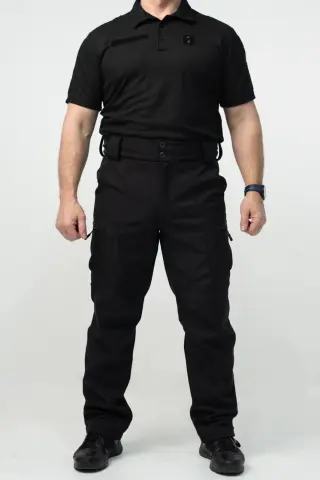 Утеплені Військові штани Soft Shell Military Black