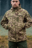 Військова куртка на флісі Soft Shell Military хижак - Фото 2
