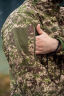 Військова куртка на флісі Soft Shell Military хижак - Фото 9