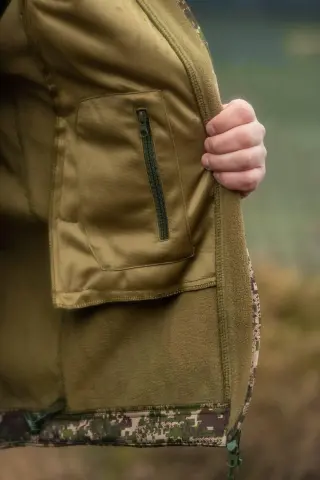 Військова куртка на флісі Soft Shell Military хижак