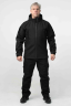 Військова куртка на флісі Soft Shell Military Black - Photo 4