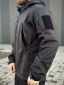 Військова куртка на флісі Soft Shell Military Black - Photo 16
