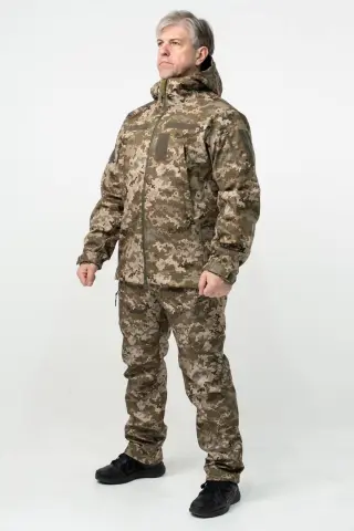 Військовий комплект форми Soft Shell Military піксель