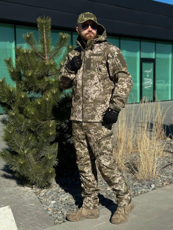 Військовий комплект форми Soft Shell Military піксель