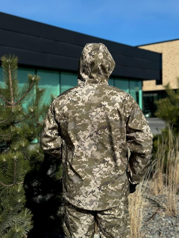 Військовий комплект форми Soft Shell Military піксель
