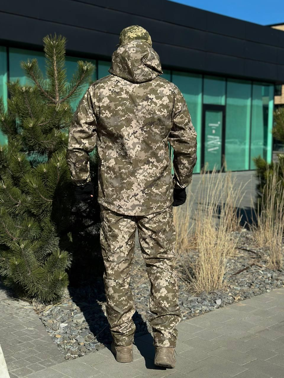 Військовий комплект форми Soft Shell Military піксель