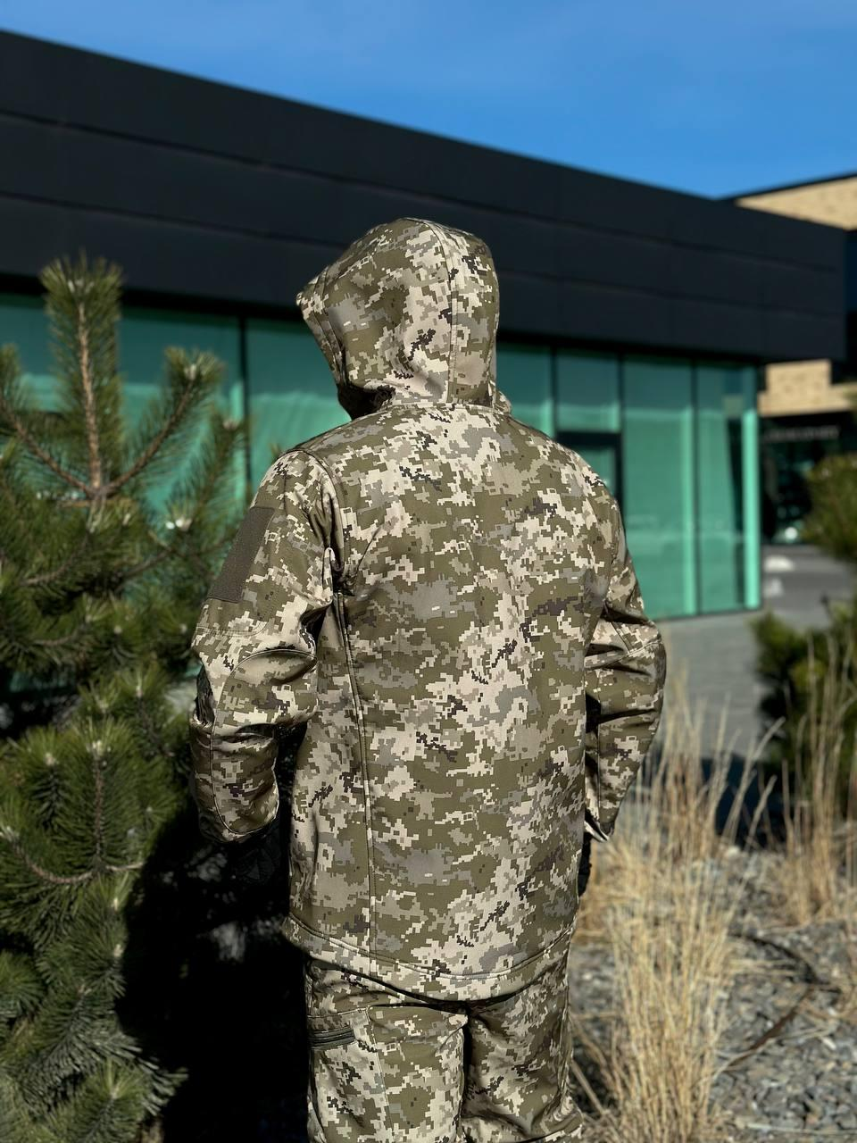 Військовий комплект форми Soft Shell Military піксель