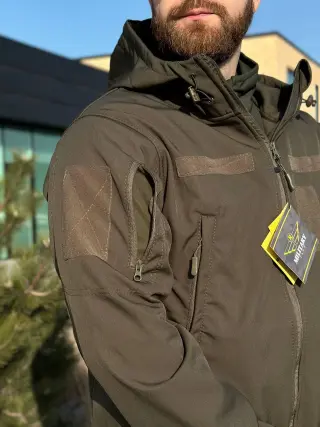 Військовий комплект форми Soft Shell Military олива