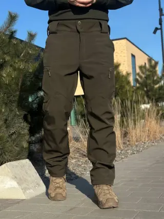 Військовий комплект форми Soft Shell Military олива