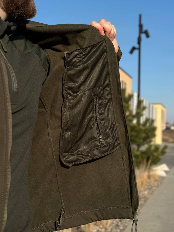 Військовий комплект форми Soft Shell Military олива