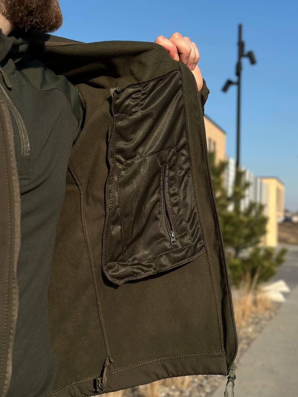 Військовий комплект форми Soft Shell Military олива
