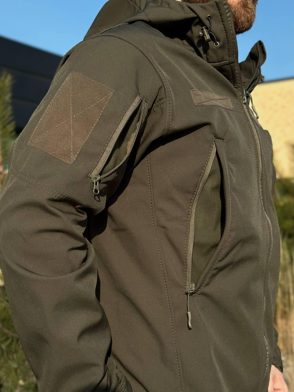 Військовий комплект форми Soft Shell Military олива