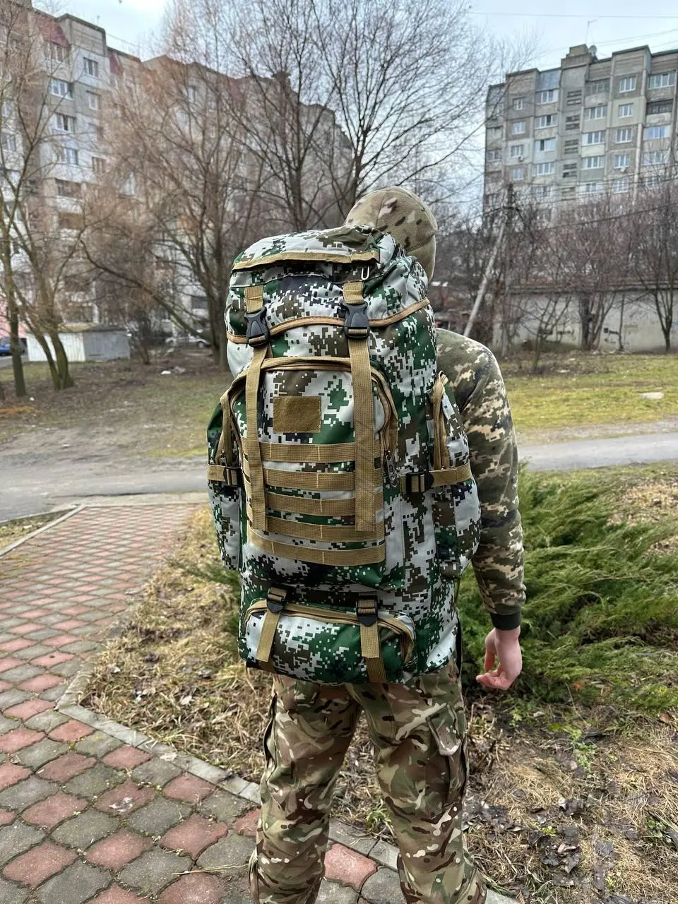 Рюкзак піксель 85Л v2