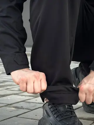 Військовий комплект форми Soft Shell Military Black