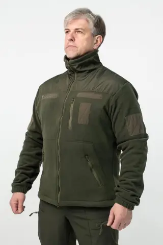 Флісова Кофта МІКРОФЛІС олива Military