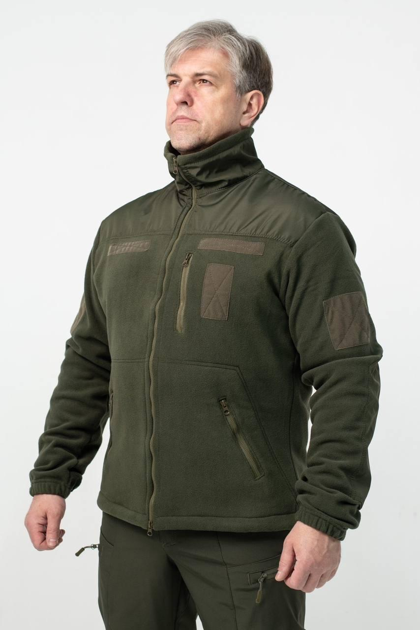 Флісова Кофта МІКРОФЛІС олива Military
