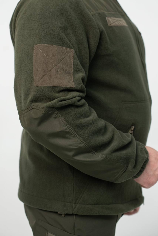 Флісова Кофта МІКРОФЛІС олива Military