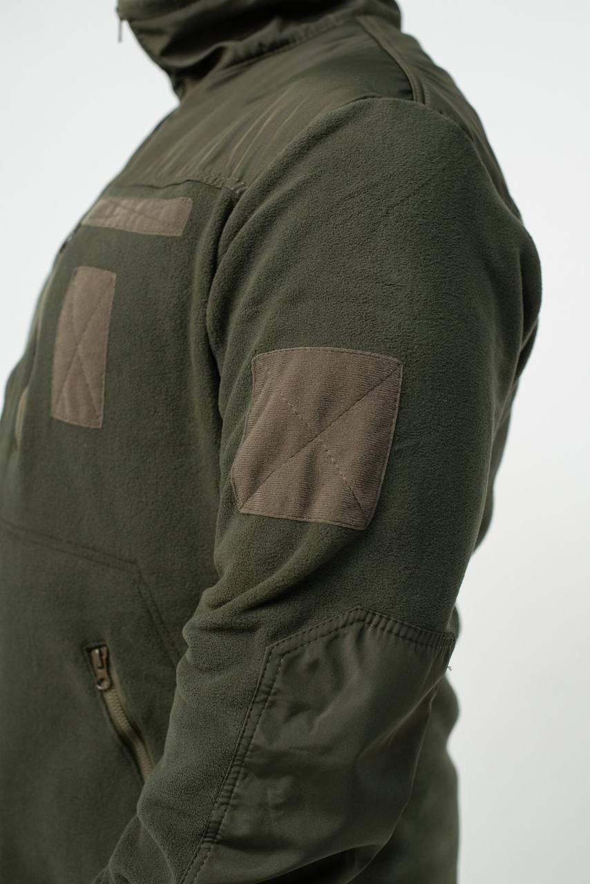 Флісова Кофта МІКРОФЛІС олива Military