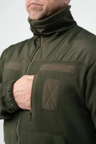 Флісова Кофта МІКРОФЛІС олива Military