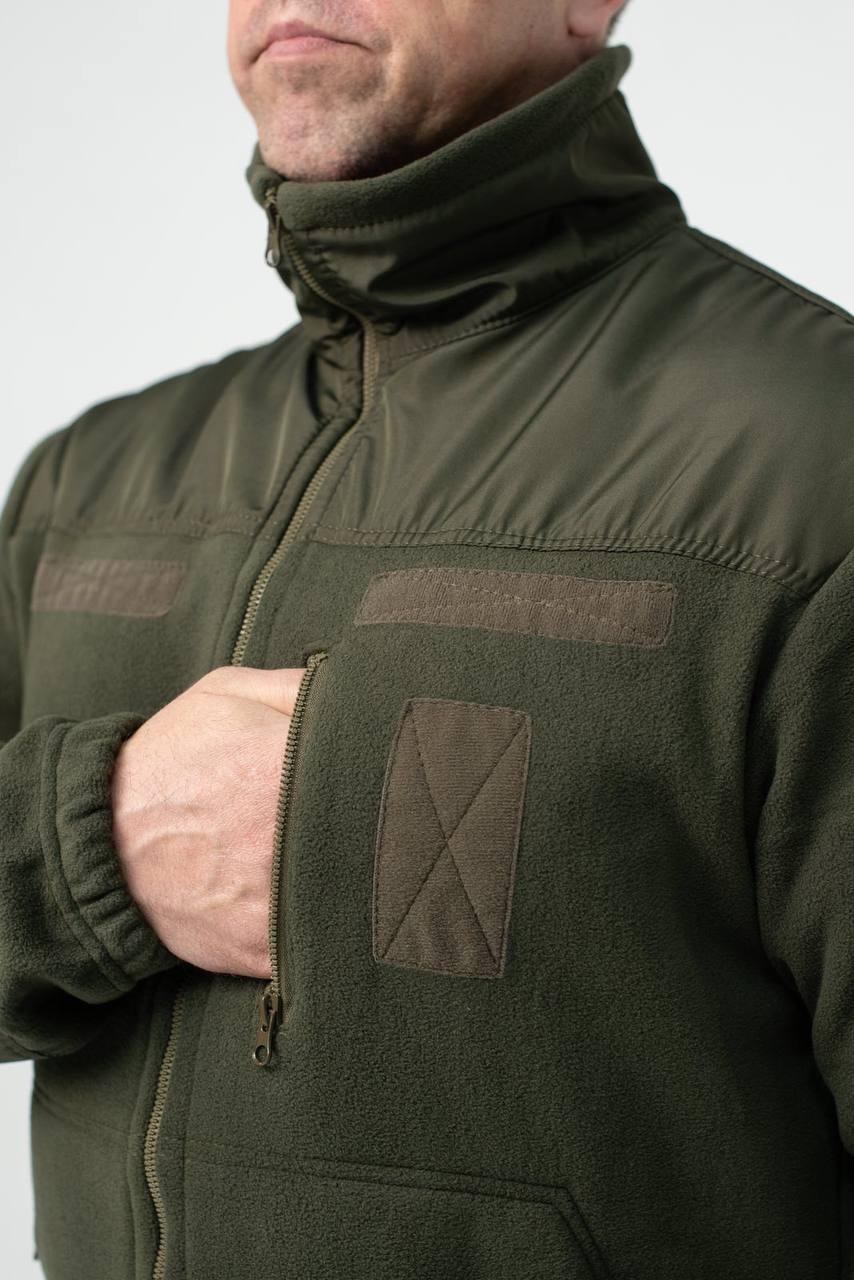 Флісова Кофта МІКРОФЛІС олива Military