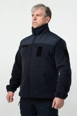 Флісова Кофта МІКРОФЛІС синя Military