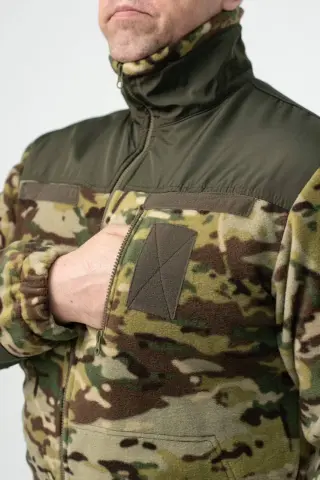Флісова Кофта МІКРОФЛІС мультикам Military