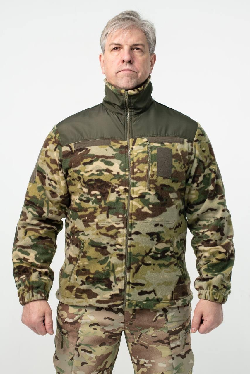 Флісова Кофта МІКРОФЛІС мультикам Military