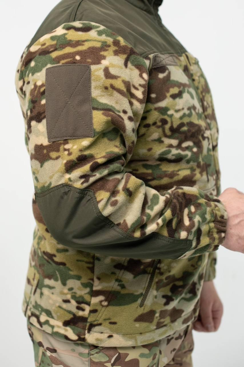 Флісова Кофта МІКРОФЛІС мультикам Military