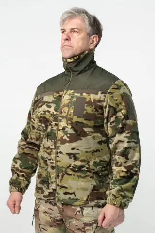 Флісова Кофта МІКРОФЛІС мультикам Military