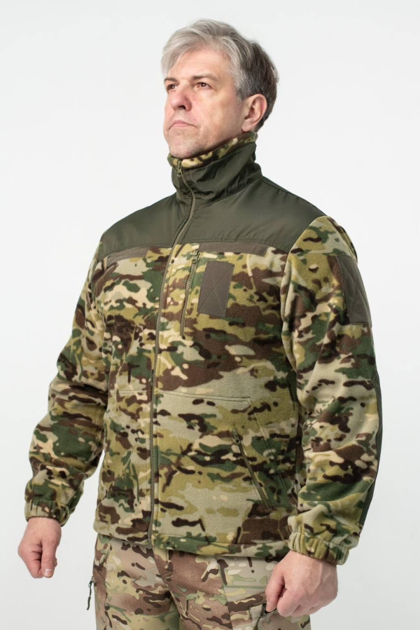 Флісова Кофта МІКРОФЛІС мультикам Military