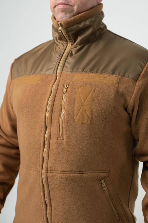 Флісова Кофта МІКРОФЛІС койот Military