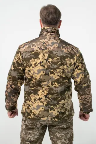 Флісова Кофта МІКРОФЛІС Піксель Military